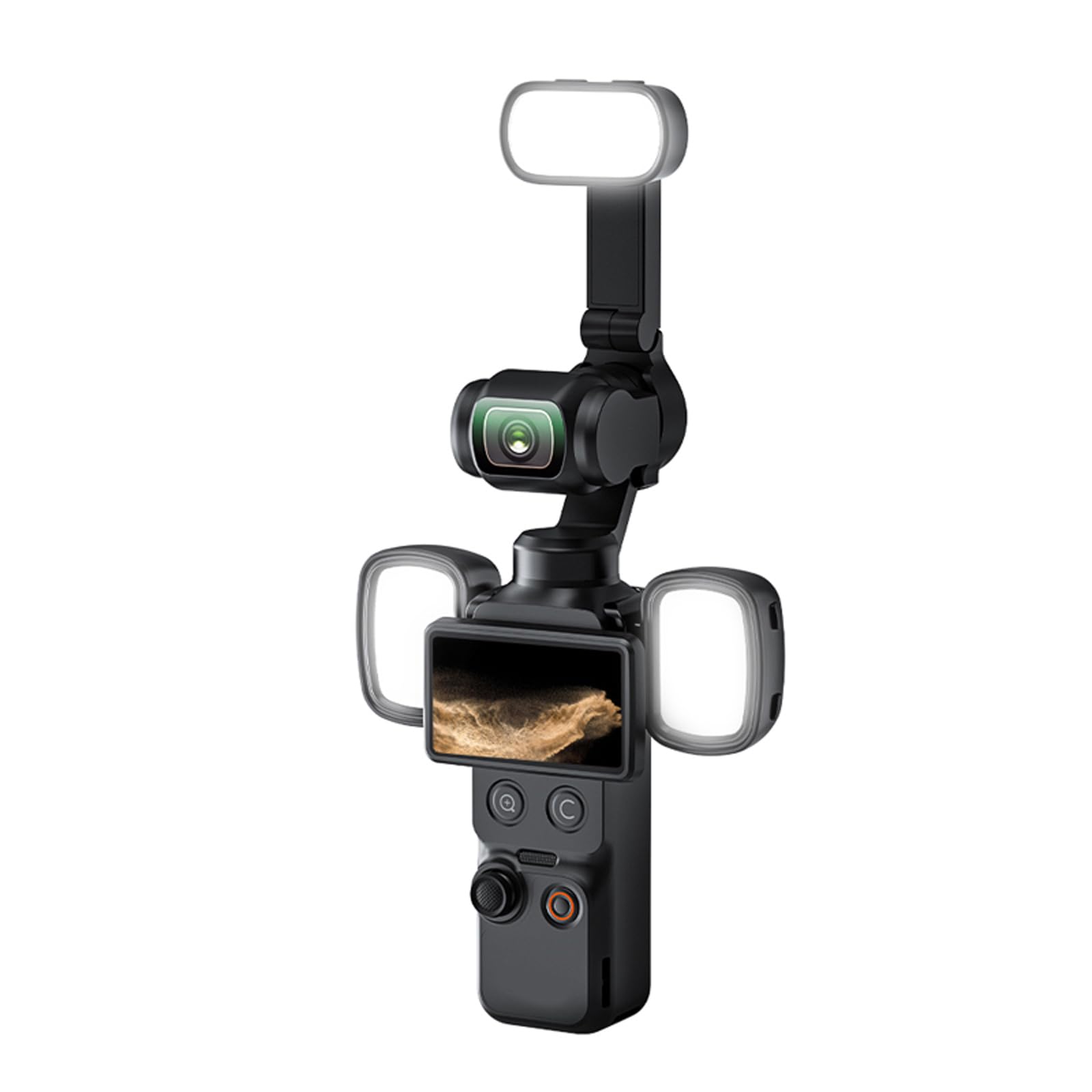 Fill Light Pocket 4 Luce Magnetica Selfie Portatile | Fill Light Pocket 4 Offre 3 Temperature Di Colore Per Foto E Video Con Illuminazione Stabile