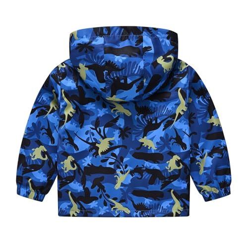 Kids Girls Waterproof Windproof Jacket Long Sleeve Full Zip Up Hoodie Boys Cool Print Lightweight Coat Jackets Clothes2