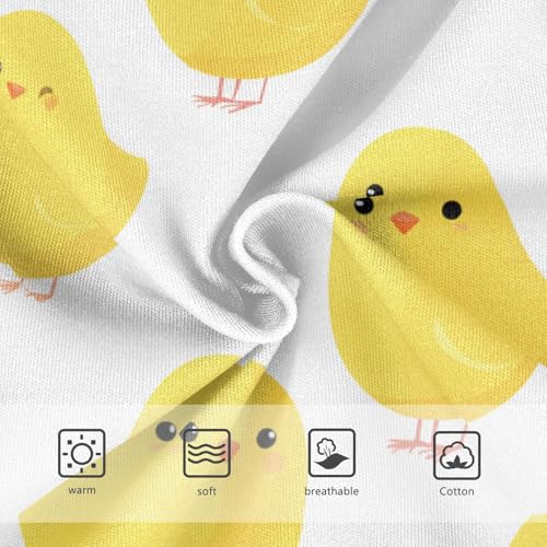 Wusikd Yellow Chick Girls' Underwear Cotton Cute Girls Briefs Soft Toddler Underwear 2T3