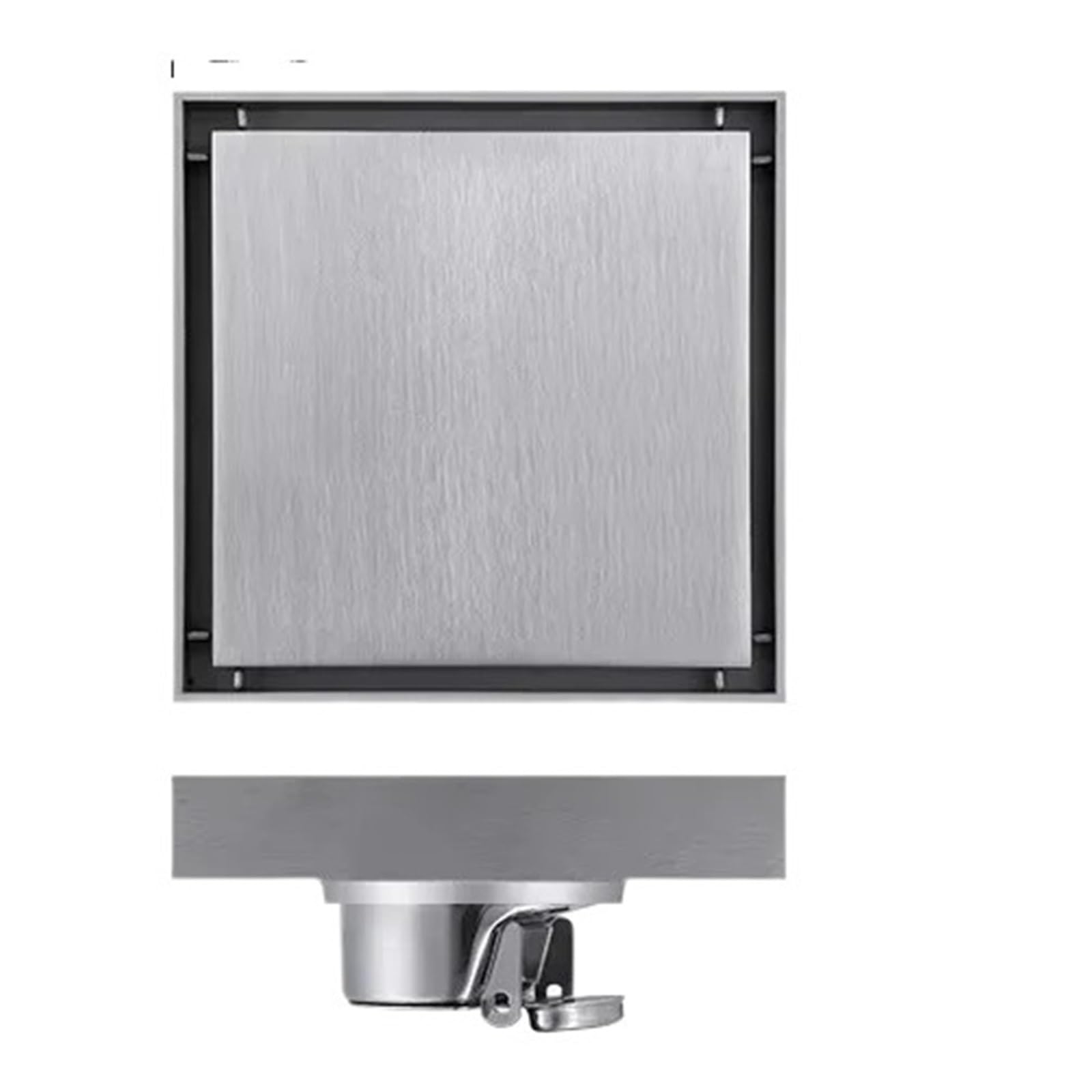 Drenaje De Suelo Desagüe de Suelo Invisible con Azulejos en el baño Acero Inoxidable 304 Desodorante para Lavabo(15cm x15cm Gold)