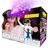 Heromask VR Brille Kinder + Mathe-Spiele 5–12 Jahre — Geschenk das Mathe-Muffel zu Rechen-Champions Macht | Addition, Multiplikation (Einmaleins für 7, 8 & 9 Jahre), Kopfrechnen & Mehr