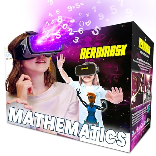 Gafas HeroMask + Juegos 3D de Matemáticas (5-12 años) | Regalo Original Que combina Aprendizaje y diversión. ¡Sorpréndele! Gafas HeroMask + Juegos 3D de Matemáticas (5-12 años) | Regalo Original Que combina Aprendizaje y diversión. ¡Sorpréndele!