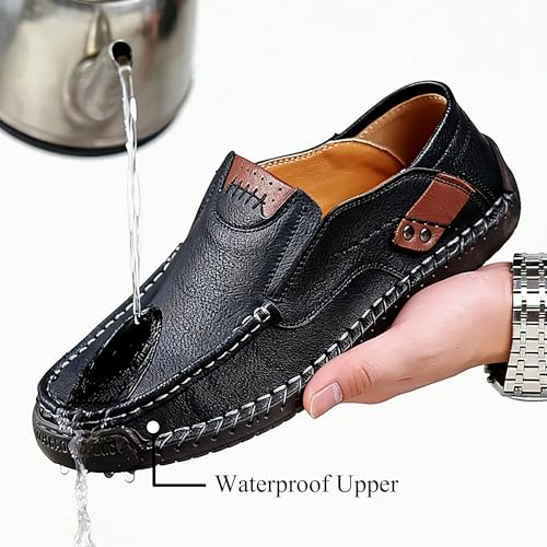 Image of Coramtty Mens Loafers Casual Slip on Shoes Business Moccasins Lightweight Refreshing Classic Slippers Walking Driving Travelling Outdoor
