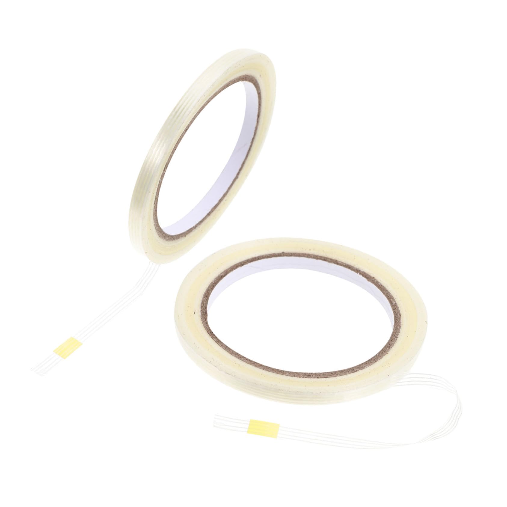 Transparentes Glasfaserband 6 Rollen 1cm Breit Stark Haftend und Reißfest für Bündelung und Modellspielzeug