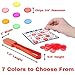 MR CHIPS Made in USA Upgraded Bingo Magnetic Wand & 200 Pieces ¾ Inch Red Plastic Chips with Metal Rings - Support American Jobs