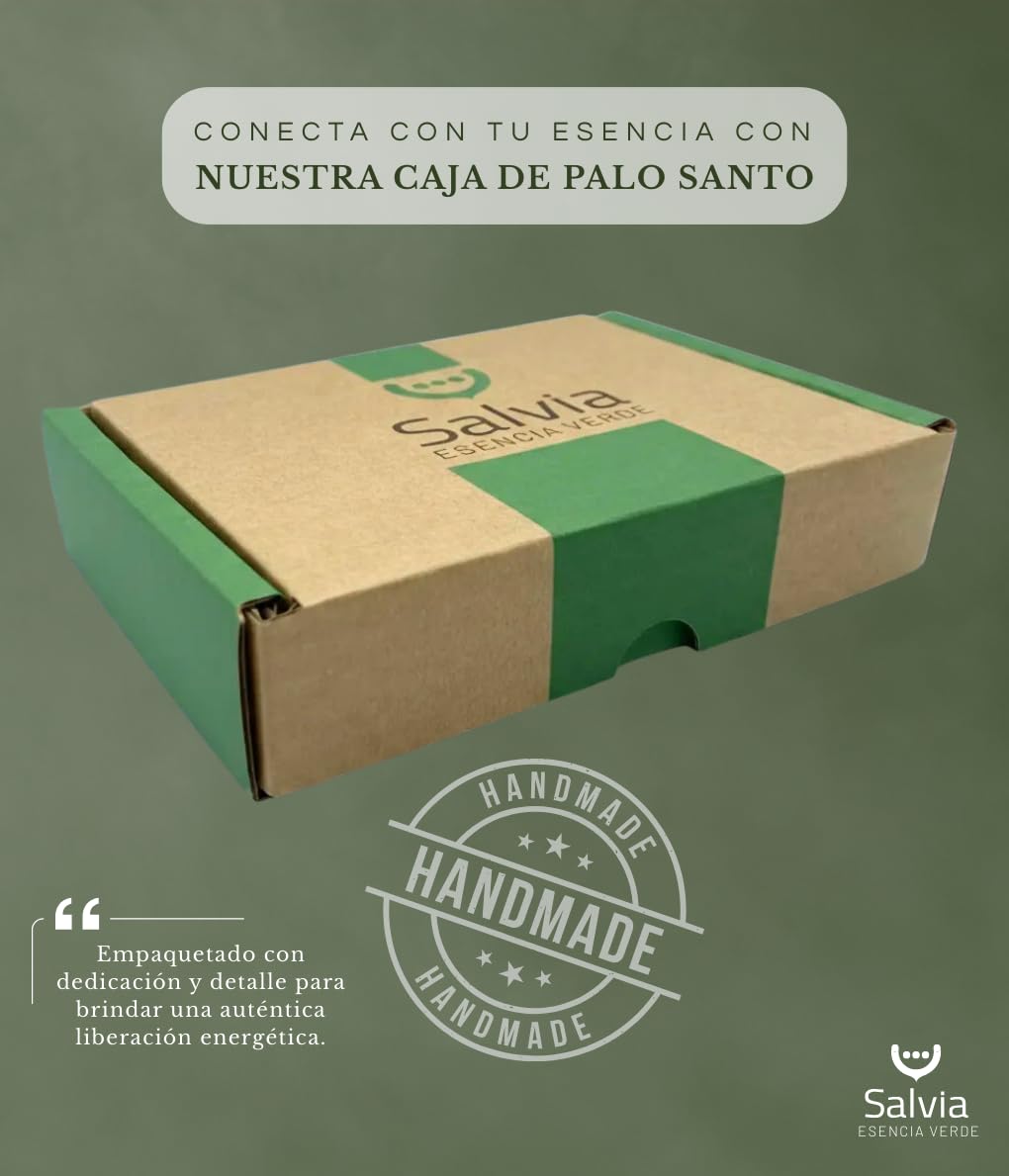 Palo Santo Natural 50g Aprox (5-7 Varitas) Incienso Sagrado para Limpieza Energética y Relajación Madera Auténtica de Perú