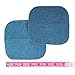 SINGER 00064 Faded Blue Denim Iron On Patches, 5-Inch X 5-Inch, 2-Count,