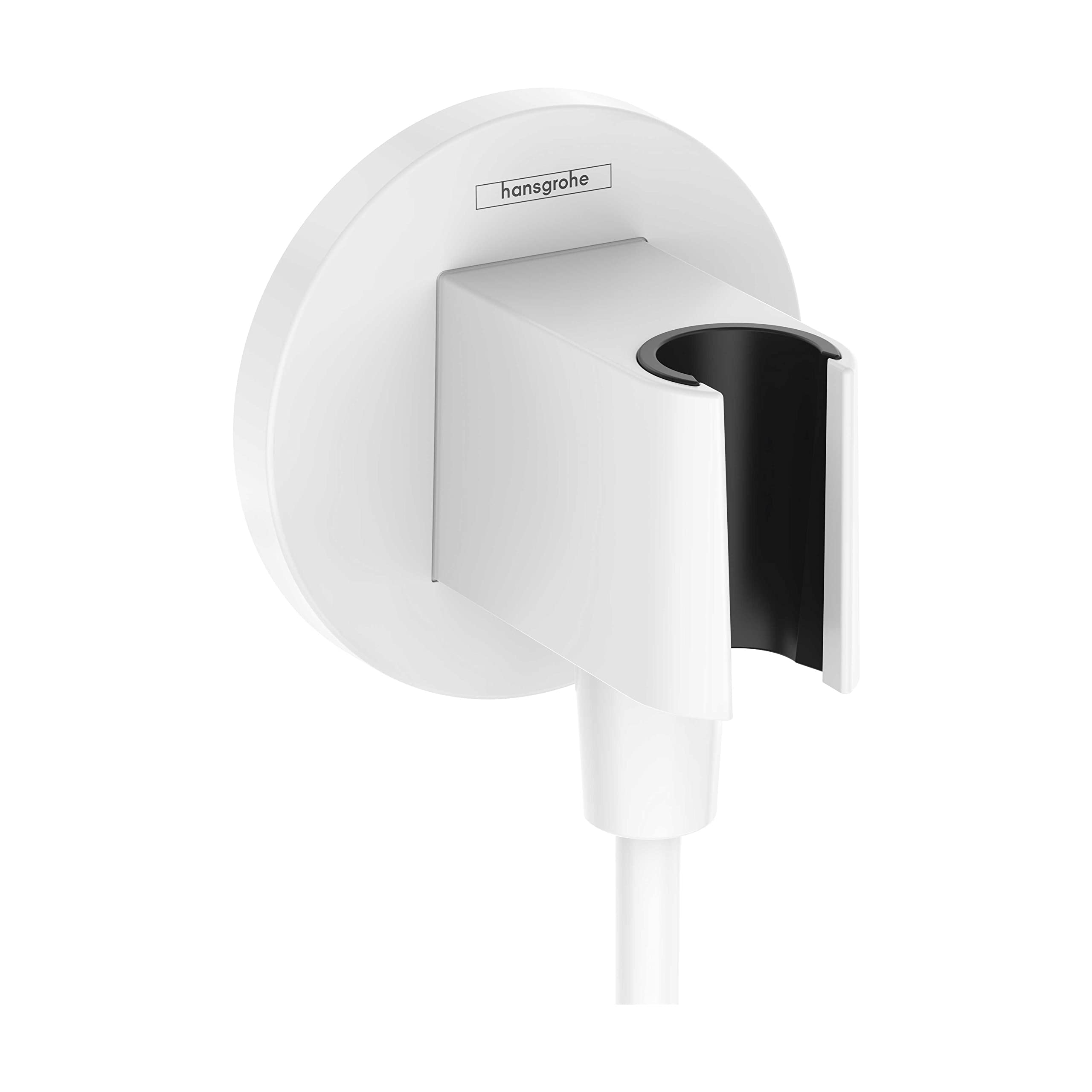 Prise murale hansgrohe blanc mat avec raccord 1/2.7 cm pour douche