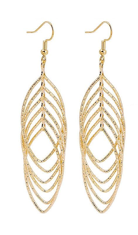 Gold Dangle Earrings for Women Dangling Silver Bohemian Earrings Statement Layered Boho Drop Earrings2