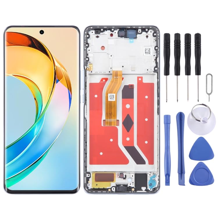 Écran LCD Honor X50 numéro d'origine avec cadre châssis pour affichage net