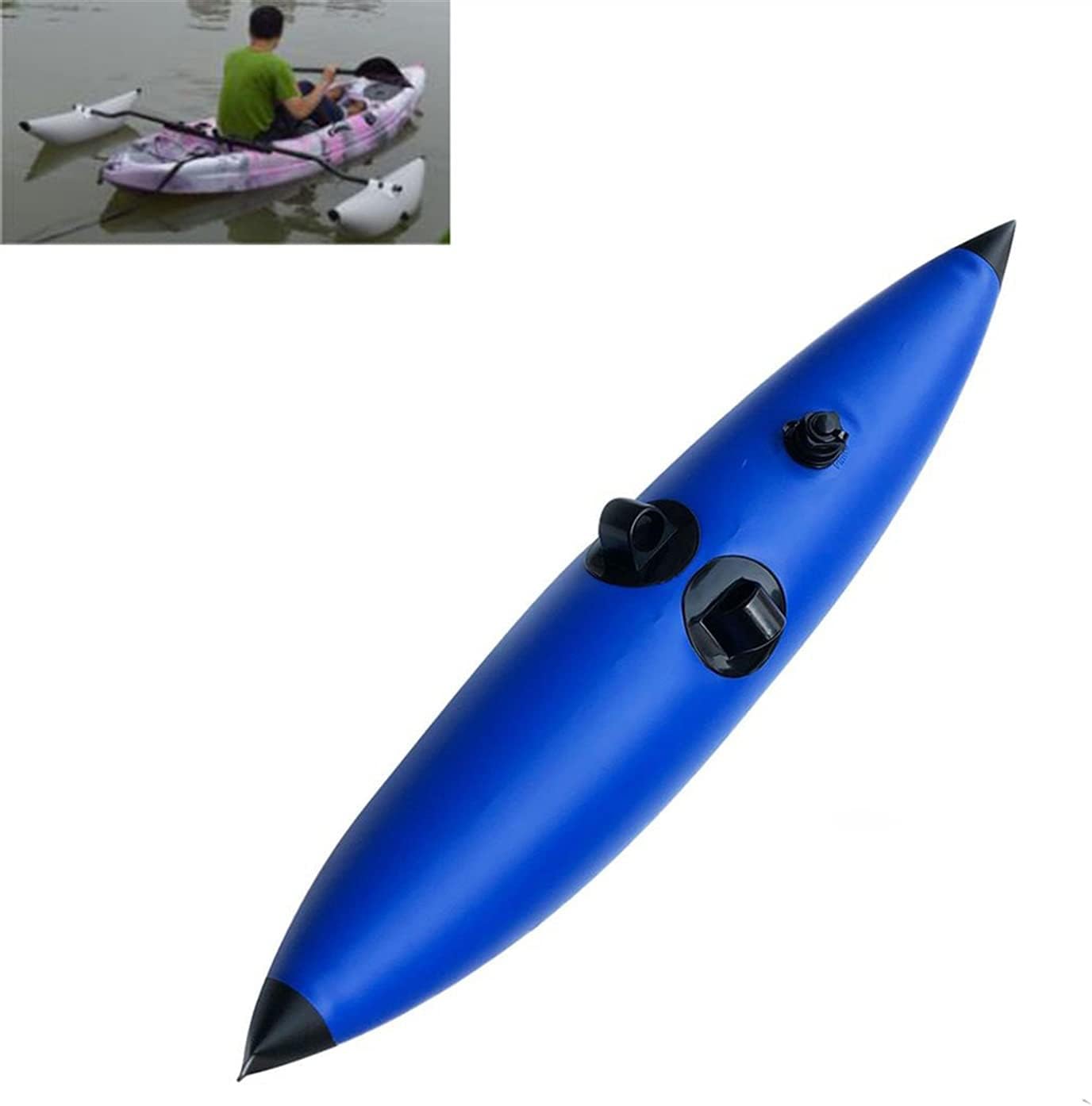 YXYX Kayak Replacement Accessories Inflatable Boat Kayak Canoe Outriggers Stabilizers Buoy Float Standing Water Float Buoy for Kayak Storage, Transfer, Maintenance (Color : Single White)