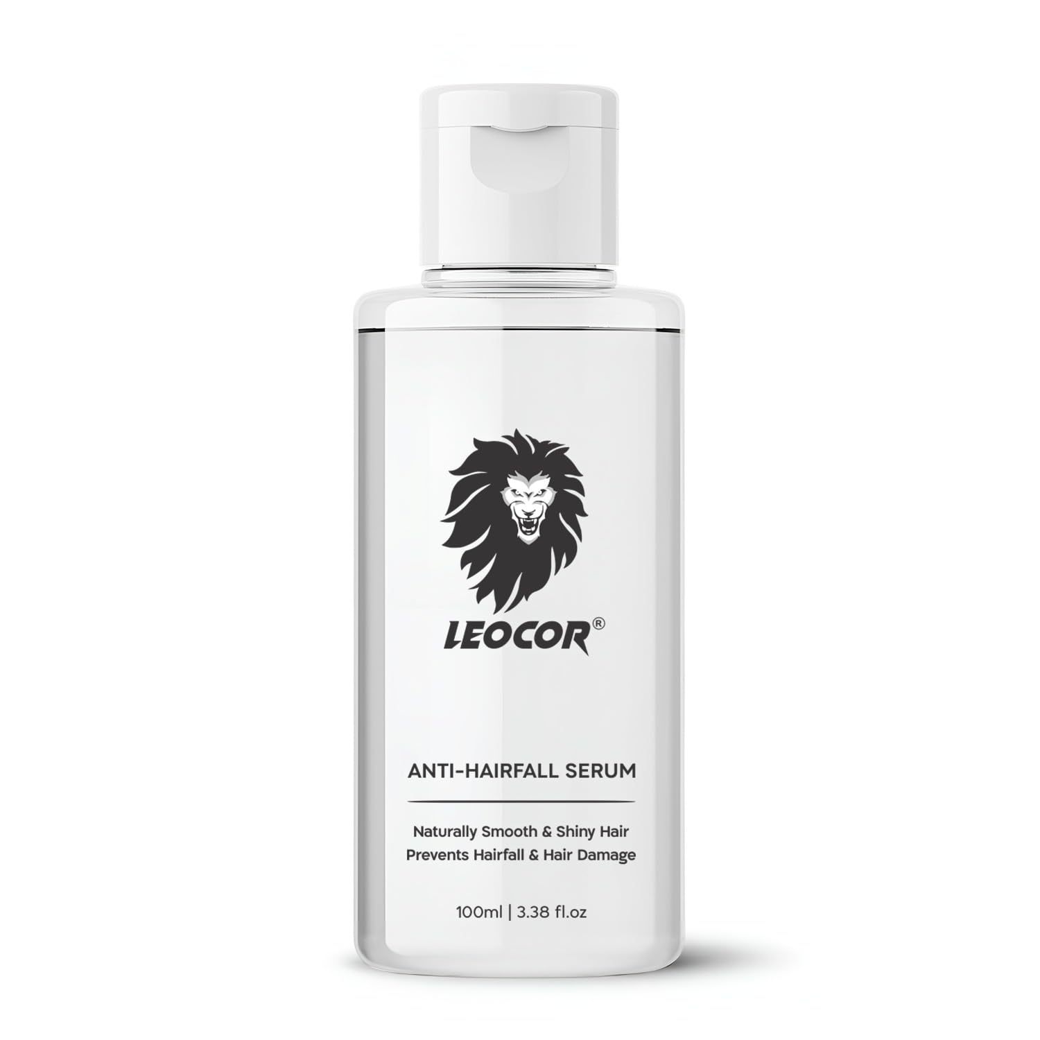 Leocor Hair Serum For Silky & Smooth Hair, Tames Frizzy Hair,for Strong, Tangle Free & Frizz-Free Hair - 100 ml
