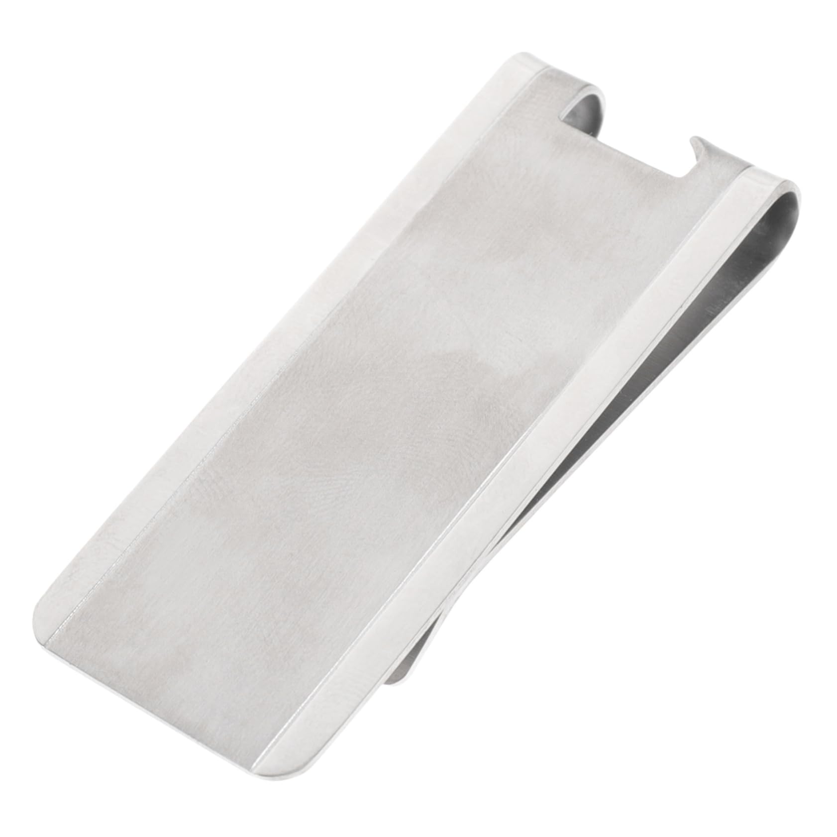 Cartera delgada de metal resistente para hombre tarjetero con clip simple 8