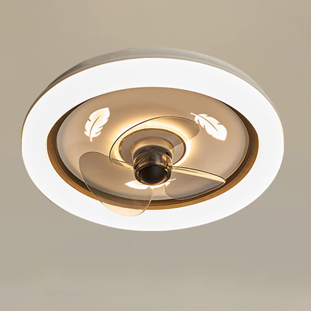 Ventilateur de plafond muet avec LED variable à 3 vitesses pour salon