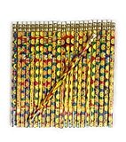 Lucky Pine Emoji Pencils, Fun Smiling Party Favor Pencils, Made in USA (24 pencil set)