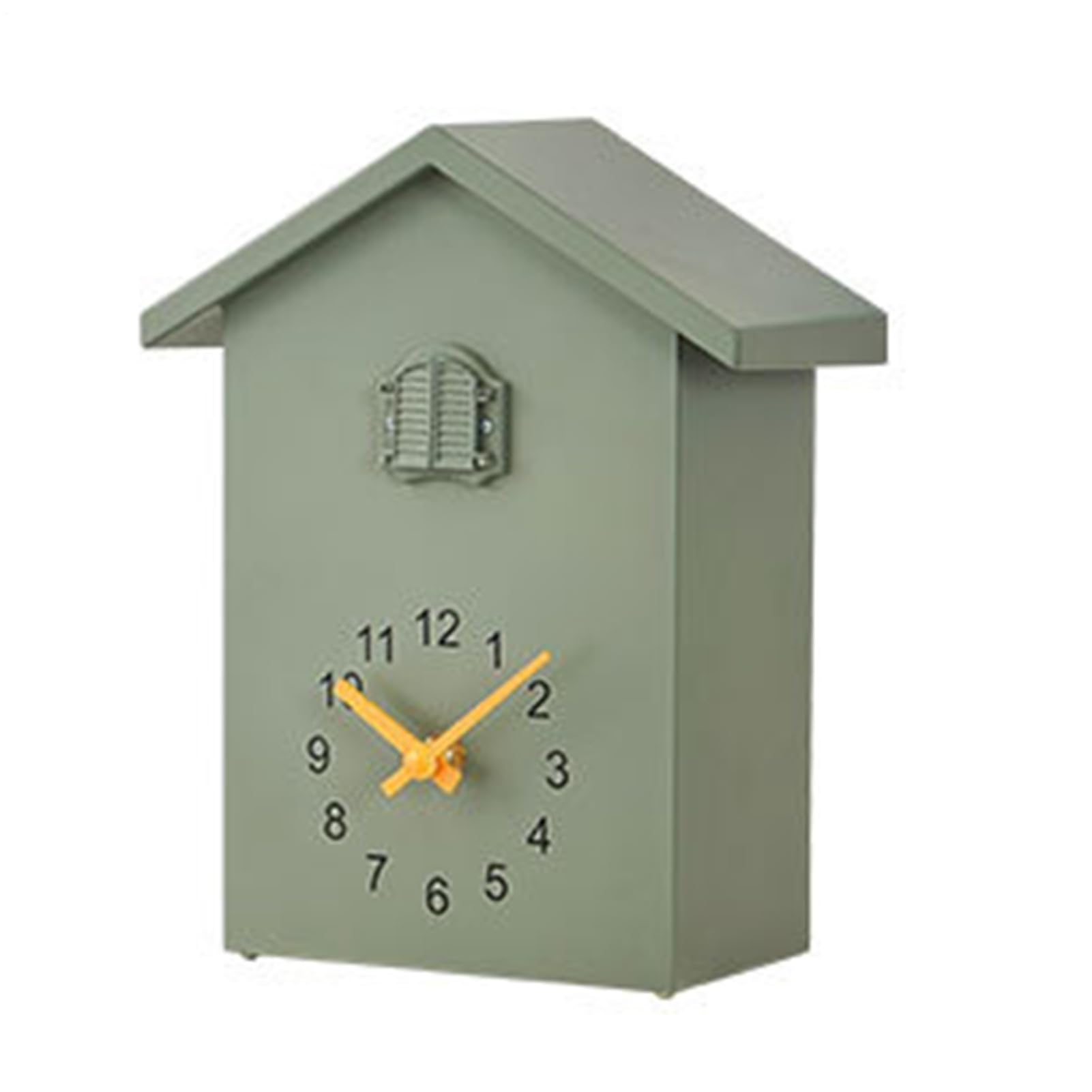 Reloj de pared de cuco moderno decorativo para salon y dormitorio silencioso