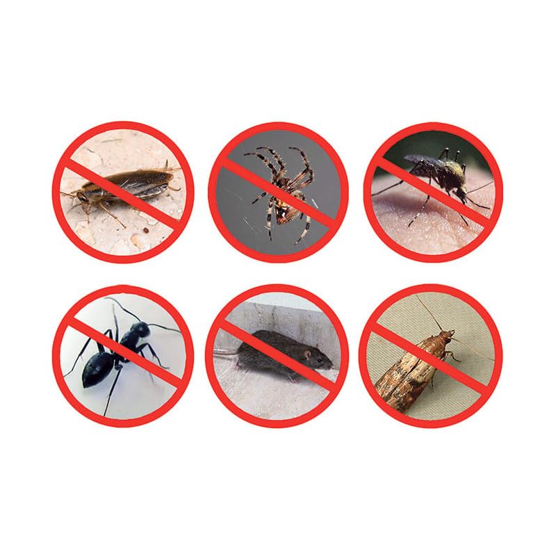 Pest Reject Pro - Lot de 2 - VENTEO - Répulsif nuisibles Repulse Power - Ultrasons et électromagnétisme - Couleur Gris - Couverture de Votre Maison de 200m² - Veilleuse intégrée