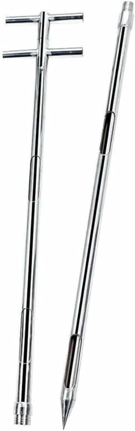 Grain Slot Sampler - Stainless Steel Three Zone Grain for Cement, Fertilizer, and Grains Like Rice, Corn, Wheat, and Soybeans