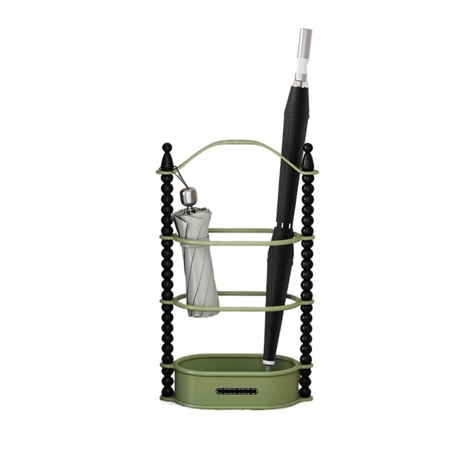 Ljhfg63kuyt Green Schirmständer Vintage Openwork Umbrella Stand & Storage Bucket—Home Use, Doorway Holder Umbrella Holder(Green)