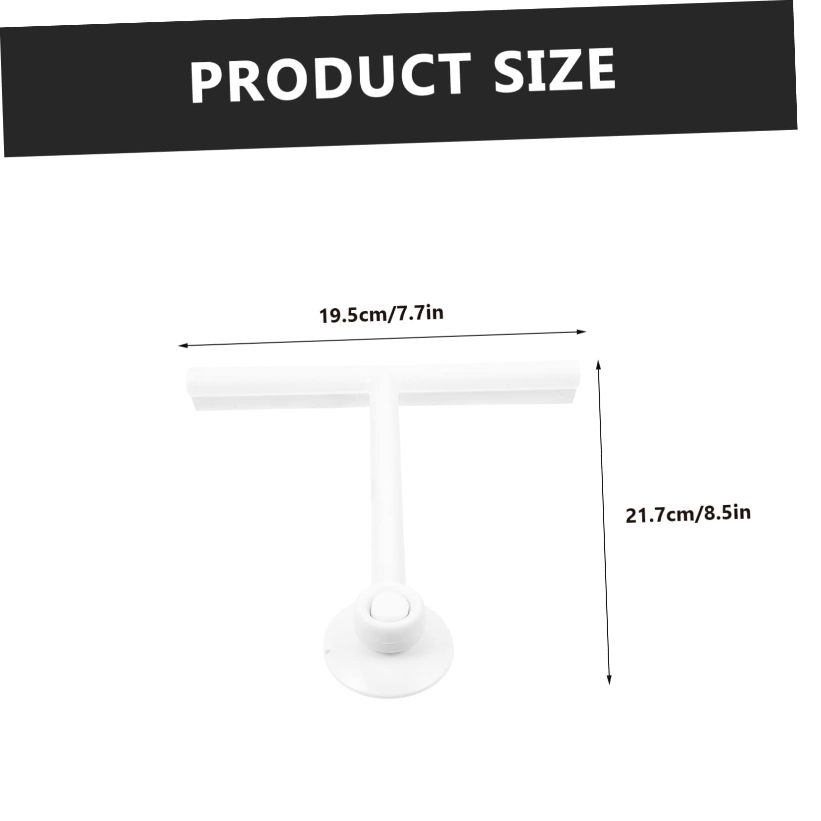 CALLARON Home Glass Cleaning Wiper with Suction Discs Ergonomic Shaped Design for Easy Water Mark Removal Mirrors Windows and Shower Doors Durable Cleaning Utensil for Daily Use