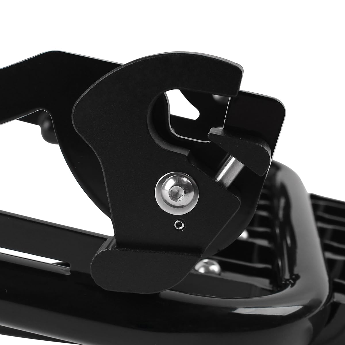 H RUO Stealth Gepäckträger, schwarz, Abnehmbarer Gepäckträger, kompatibel mit Harley Davidson Street Glide Road Glide Road King Electra Glide Ultra Limited 2009–2024