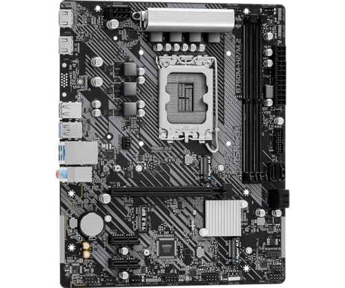 Image of Asrock B760M-H2 /M.2, Intel B760, 1700, Micro ATX, 2 DDR5, 2 HDMI, 2.5G LAN, PCIe4, 2X M.2