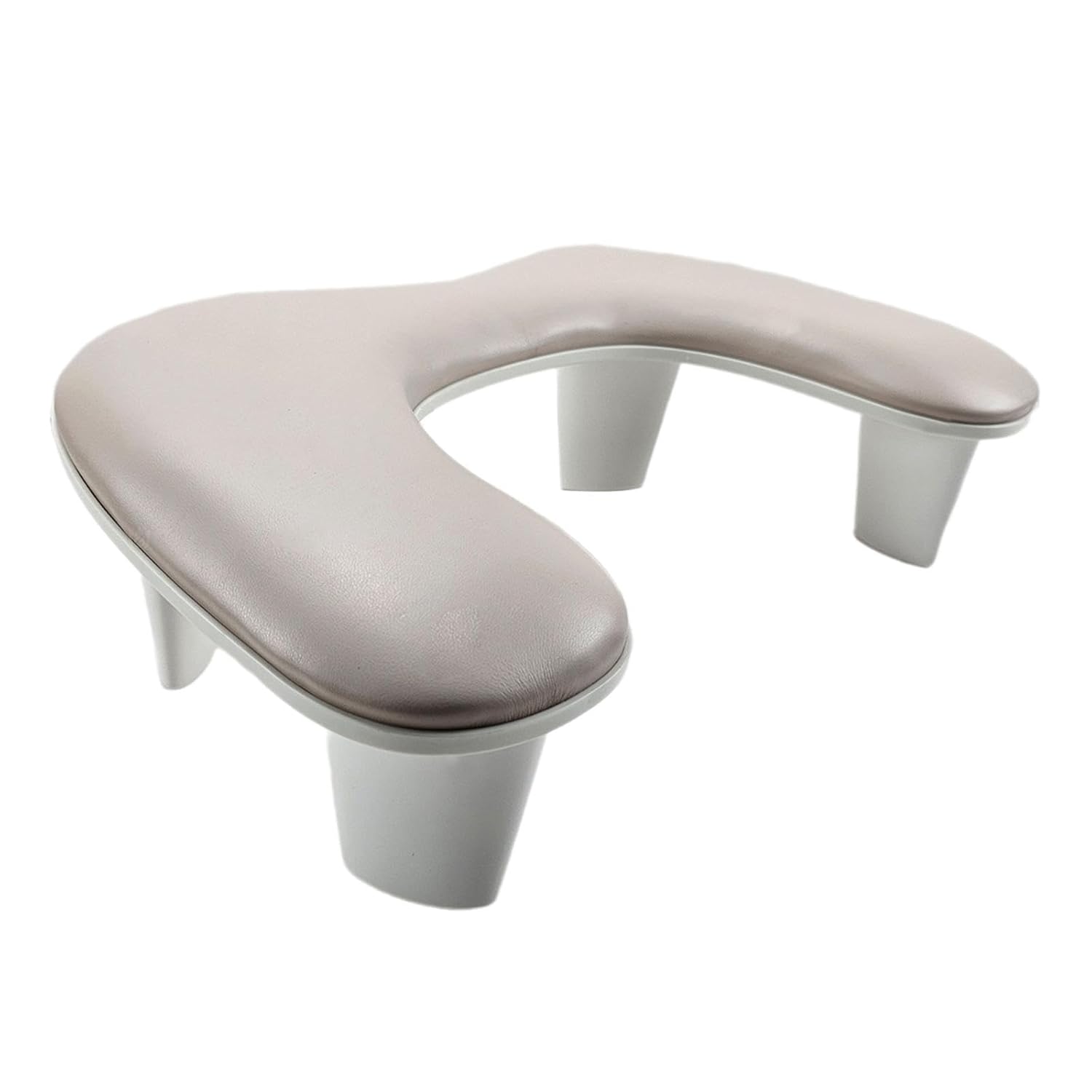 U Shape Nail Arm Rest Stand,Nail Hand Rest Cushion,Professional Nail Rest Stand,Detachable Non Slip for Nails Tech, brown