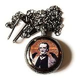 Reloj de bolsillo hombre EDGAR ALLAN POE - RELOJ DE BOLSILLO CABALLERO - Complemento de su Traje Chaleco/Boda/Evento/Celebración/Cumpleaños/Aniversario/Sorpresa/Graduación/Evento