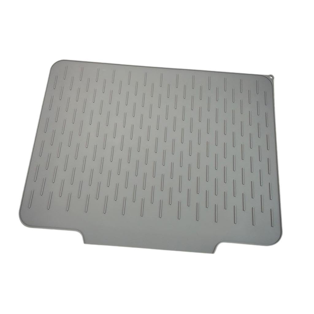 Mat de secado de cocina KESOTO grande en color gris para organizar encimeras