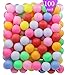 TADICK 100 Pack Beer Ping Pong Balls Plastic Multiple Color Table Tennis Ball