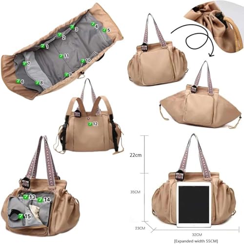 Transformable Cradle Bag Travel Storage Bag, Versatile Large Capacity Cradle Bag For Women,Storage Duffel Bag2