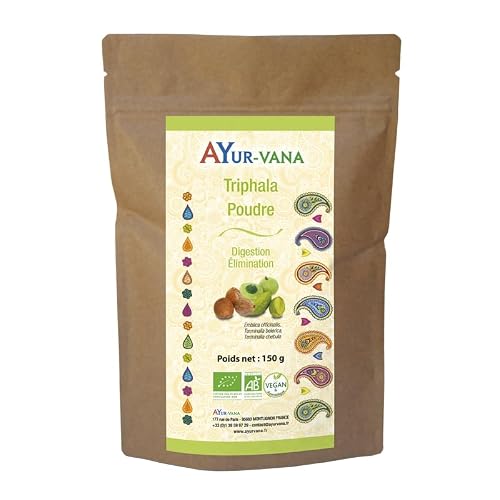 Triphala 150 g de poudre bio - Transit Intestinal - AYur-vana – vue 2