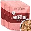 CRAFTED BY HUMANS LOVED BY DOGS Portland Pet Food Company Human Grade Dog Food Pouch–Mixer Topper and Rotational Meal 9 Ounce Pack of 8 Wallys Salmon N Rice