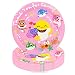 40 PCs Cute Shark Party Plates Baby Birthday Party Supplies for Shark Party Tableware Decorations, 7 inches