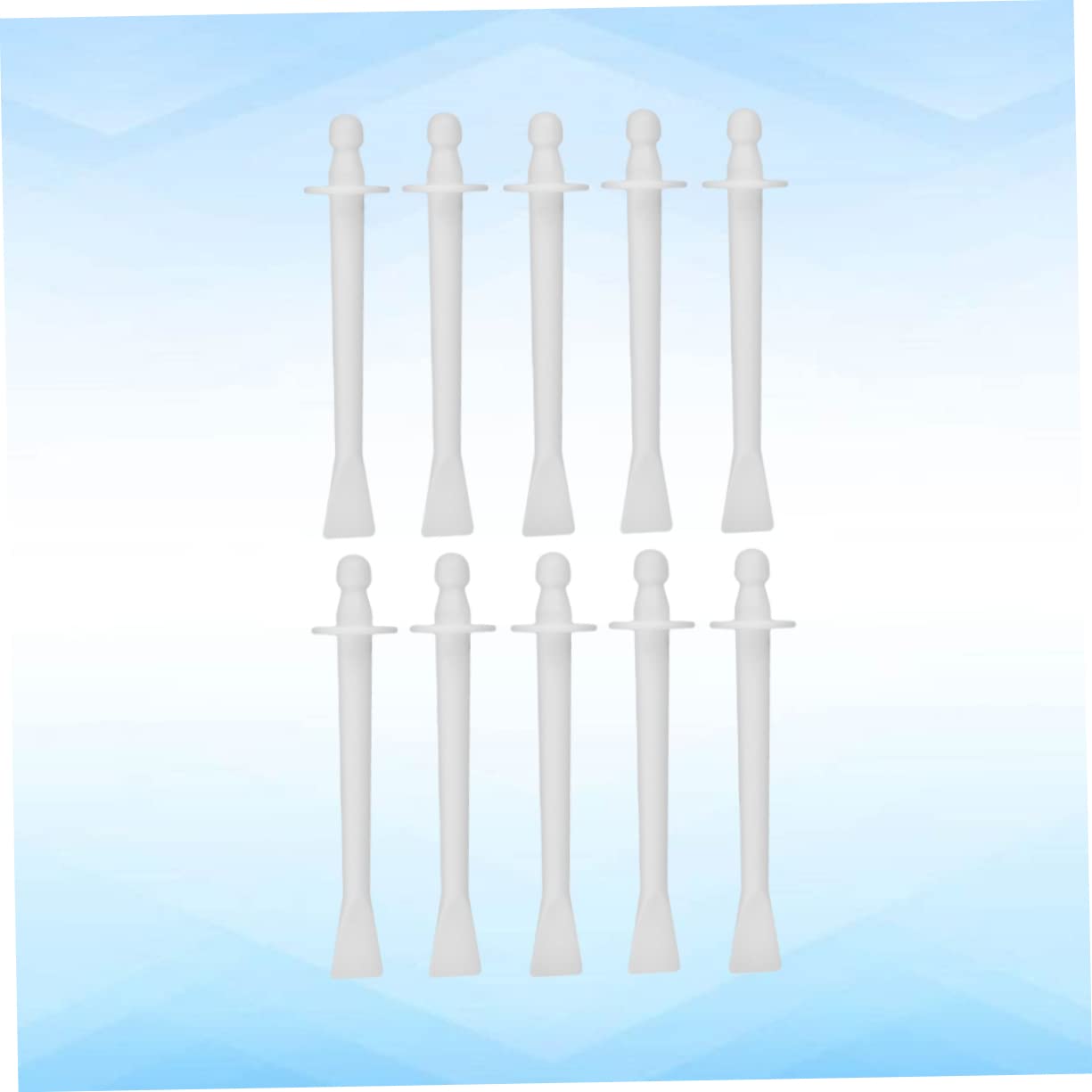 FOMIYES 10pcs Facial Hair Remover Stick Nose Waxing Strips Plastic Wax Applicator for Hair Removal Nose