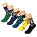 Wrapables Famous Painting Masterpiece Artwork Crew Socks (5 pairs)