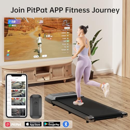 image for Superun 2 in 1 Walking Pad, Under Desk Walking Treadmill, 2.5 HP Tread