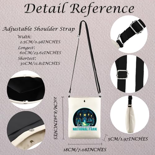 WOW Video Games Inspired Gift U National Park Crossbody Bag WOW Games Player Gift For Games Lover2