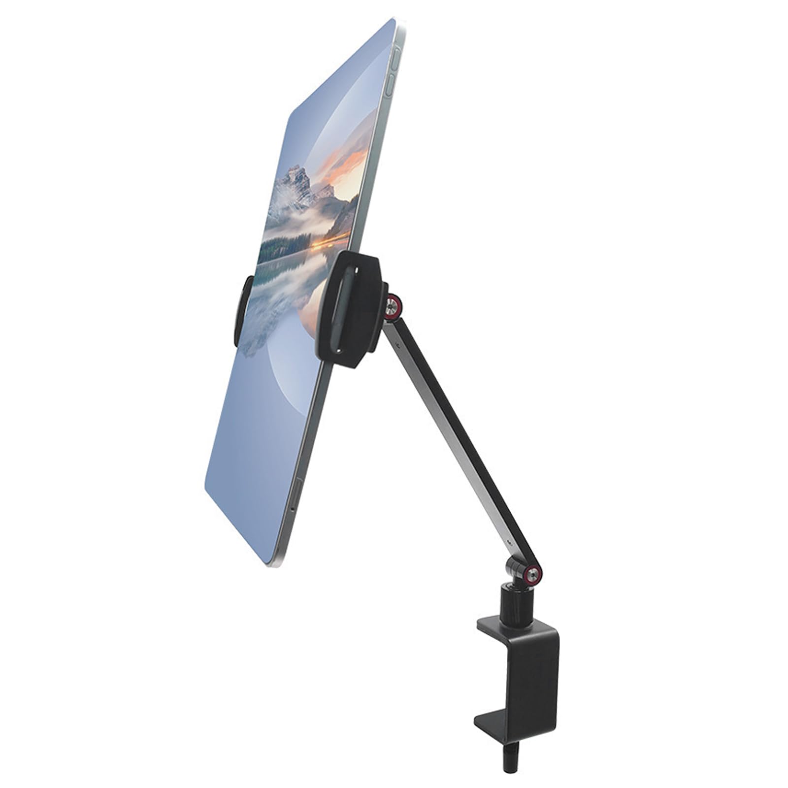 Aioneer Portable Monitor Stand, Adjustable 360° Swivel Desktop Clamp, Expandable Base For Tablets And Monitors.-One arm