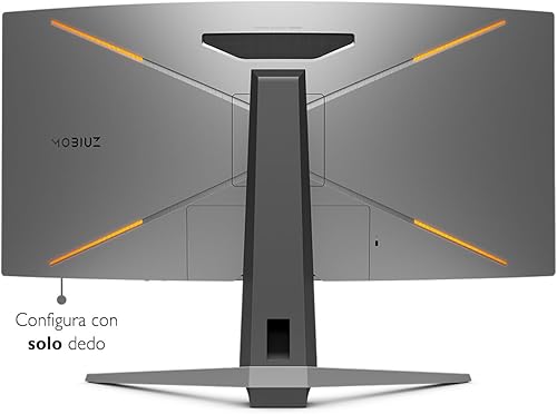 Vista 28 de BenQ Mobiuz EX2710R QHD 1440p VA 1000R 165 Hz Monitor curvo de computadora para juegos con altavoces duales y subwoofer, optimizador