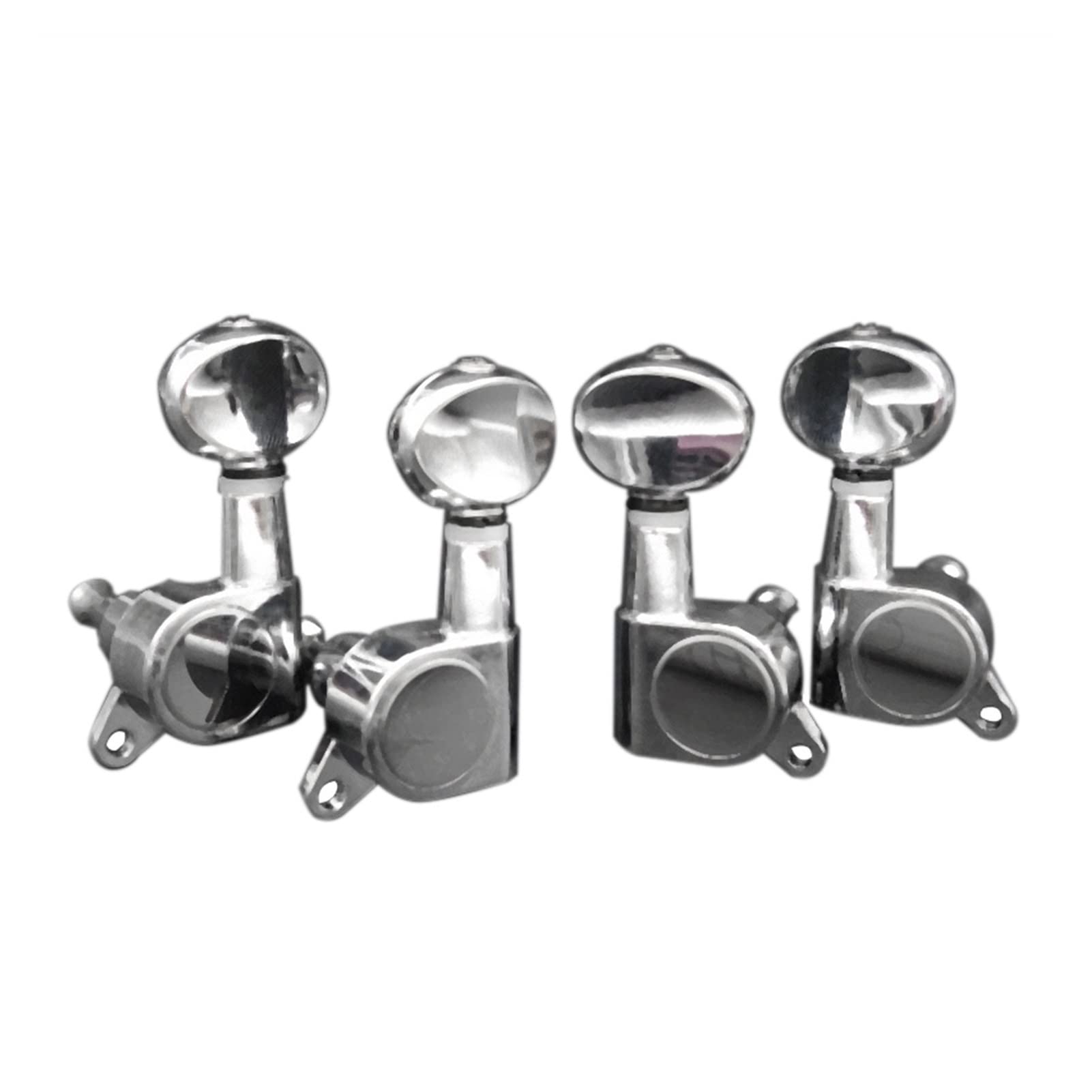 Meccanico accordatore 4pcs Allenato Ukulele Tuning Pegs Sintonizzatori Nichel Testa 2R2L Per Ukulele