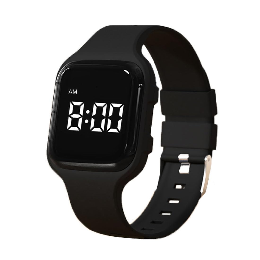 E-Vibra Black Vibration Alarm Clock Reminder - Up To 15 Personal Alarms Pill Reminders And Timer Per Day (Black)