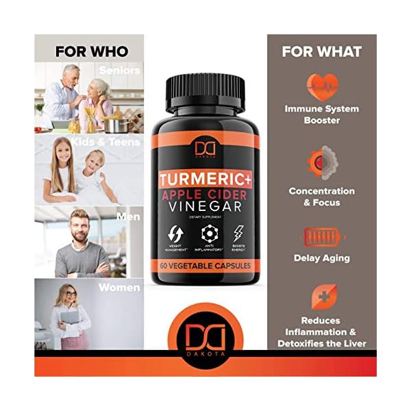 Turmeric-Capsules-Supplement-with-Apple-Cider-Vinegar-Pills-1650mg-Tumeric-Curcumin-with-Black-Pepper-Bioperine-Ginger-Extract-Organic-Powder-Premium-Joint-Healthy-Inflammatory-Support-2-Pack Turmeric Capsules Supplement with Apple Cider Vinegar Pills 1650mg Tumeric Curcumin with Black Pepper Bioperine Ginger…