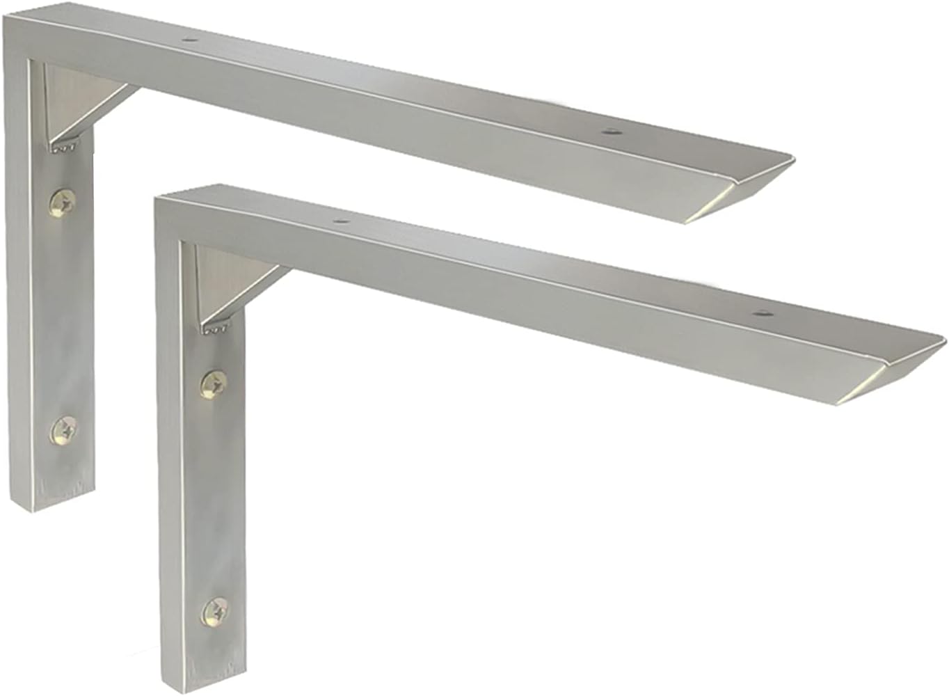 LLYLA 2 PCS Shelf Bracket,Stainless Steel Brackets Shelves