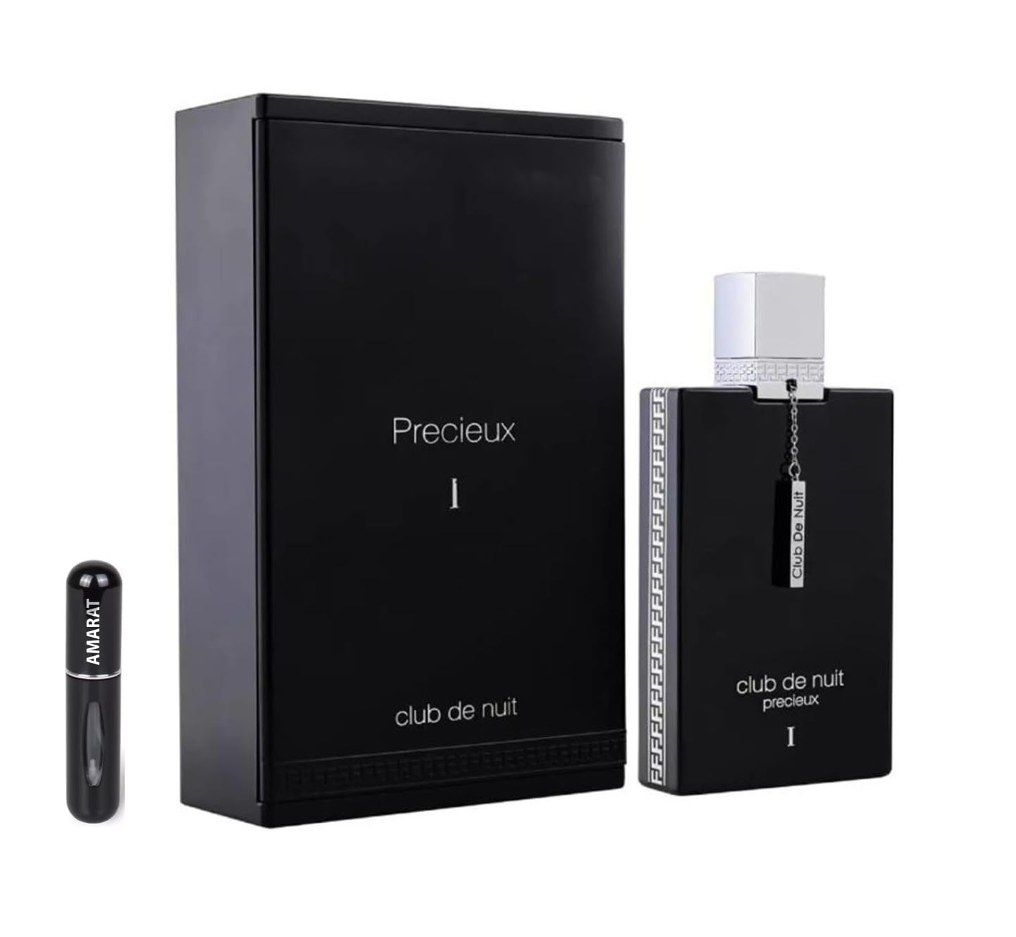 Club de Nuit Prezioso I Extrait de Parfum, 55 ml, profumo arabo, unisex, a lunga durata, con vaporizzatore, profumo arabo intenso e fruttato con ananas, vaniglia e cuoio (Prezioso I)