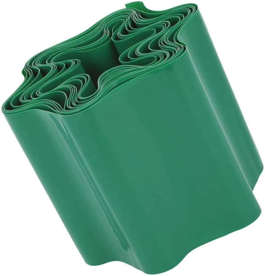 Garden Fence Decorative Plastic Fence Recyclable PVC Barrier Environmental Protection Protective Guard Edging Decor for Outdoor Garden Courtyard Lawn Patio (20cm x 9 Meter)