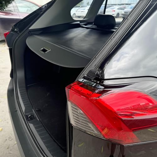 Image of Cargo Cover for Toyota Corolla Cross 2026 Accessories 2025 2024 2023 2022, Retractable Trunk Cover luggage Security Cover Shield Shade for Corolla Cross Accessories (Not for Corolla /,Leather)