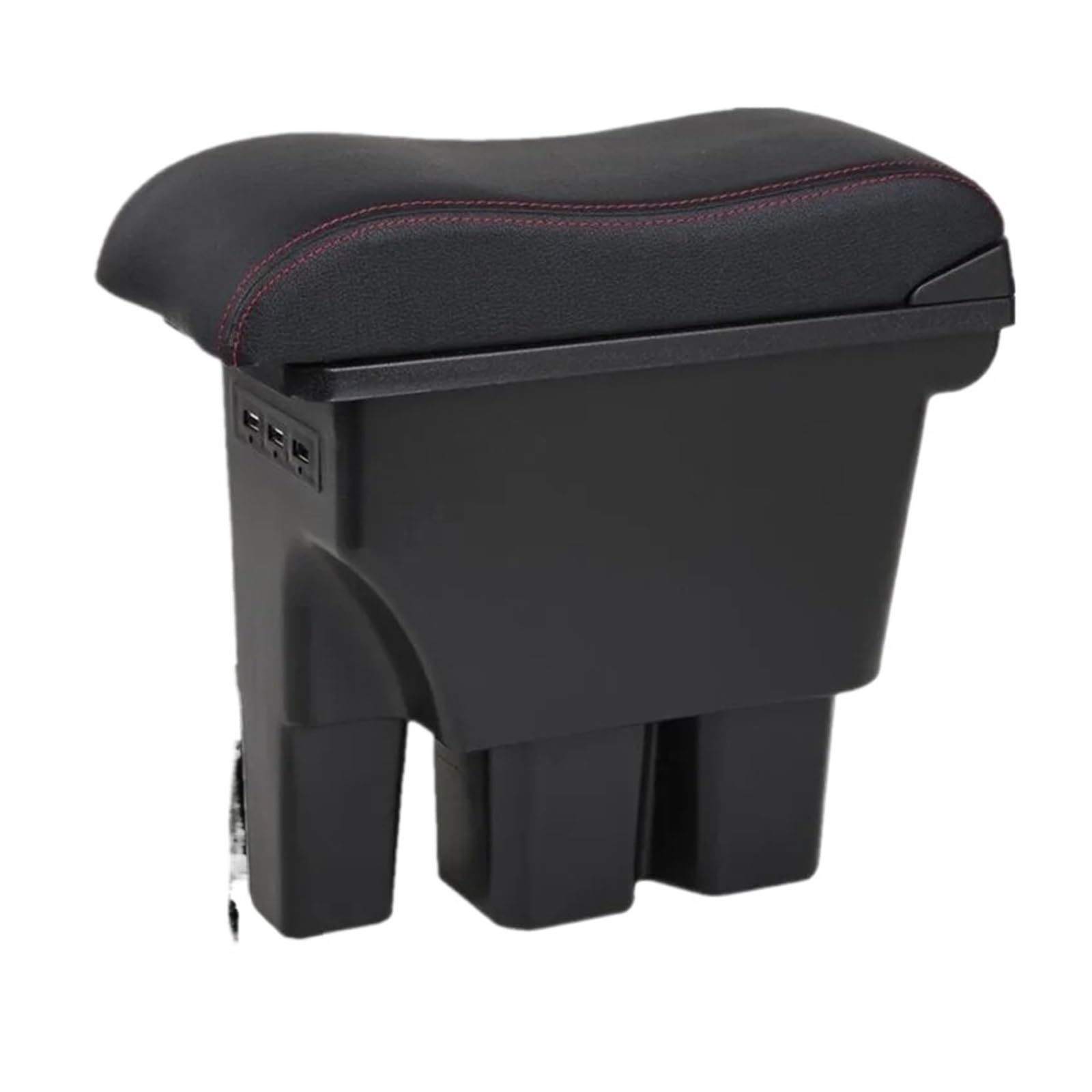 Umdjju 2A2 Black Leather For Suzuki For Jimny Jb74 2019-2024 Armrest Box Retrofit Interior Details Car Accessories Car Centre Console Armrest Box(2A2 Black Leather)