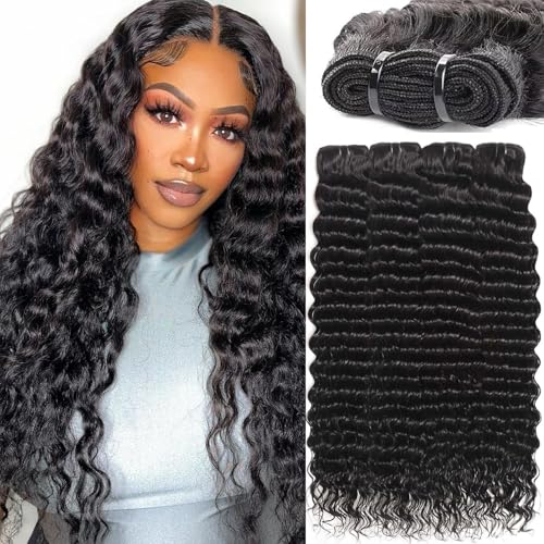 12A 4 Curly Bundles Human Hair 14 16 18 20 Inch...