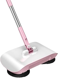 BFANGLC Barredora manual de suelo portátil, herramienta de limpieza 2 en 1, escoba y trapeador tipo empuje manual, máquina de limpieza de suelos para el hogar